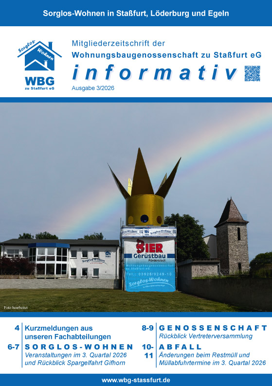Deckblatt WBG informativ