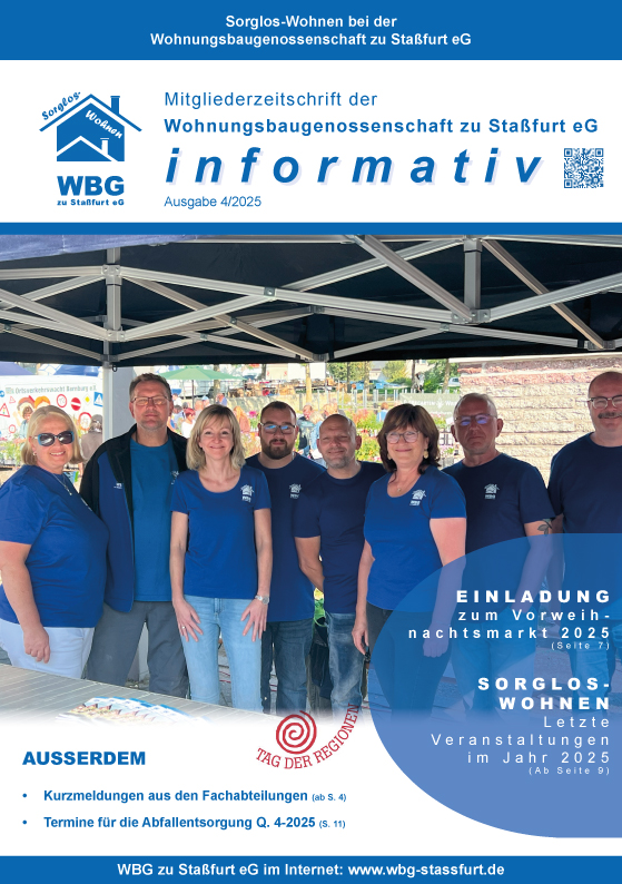 Deckblatt WBG informativ